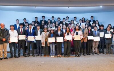 Universidad Católica del Maule premió a estudiantes que ingresaron en el primer puesto a sus carreras